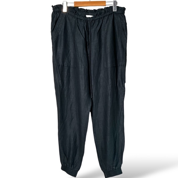 Aritzia Wilfred Viscose/Ramie blend joggers, stretch waist with drawstring - Picture 1 of 7
